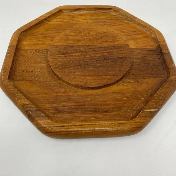 Vintage Dolphin Authentic Teak Wood Serving Platter - Picture 6 of 7